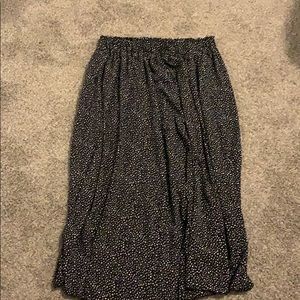 Black and white skirt